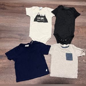 Baby boy onesies & tops / tees